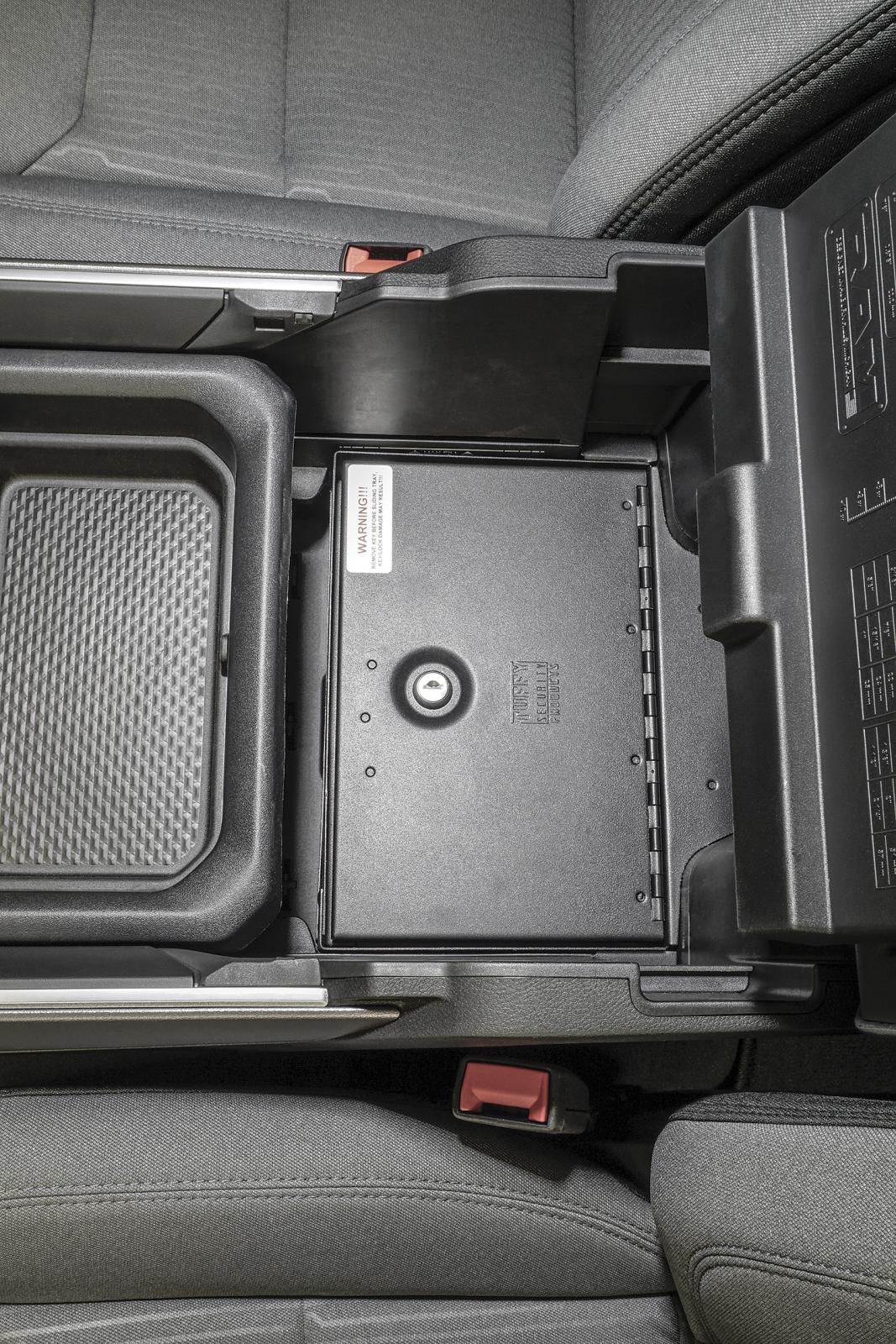 Console Safe 19-23 Ram 1500/2500/3500 w/ Fixed Floor Console w/o Sliding Console Trays with Cup Holder Lids Products Tuffy Security-6