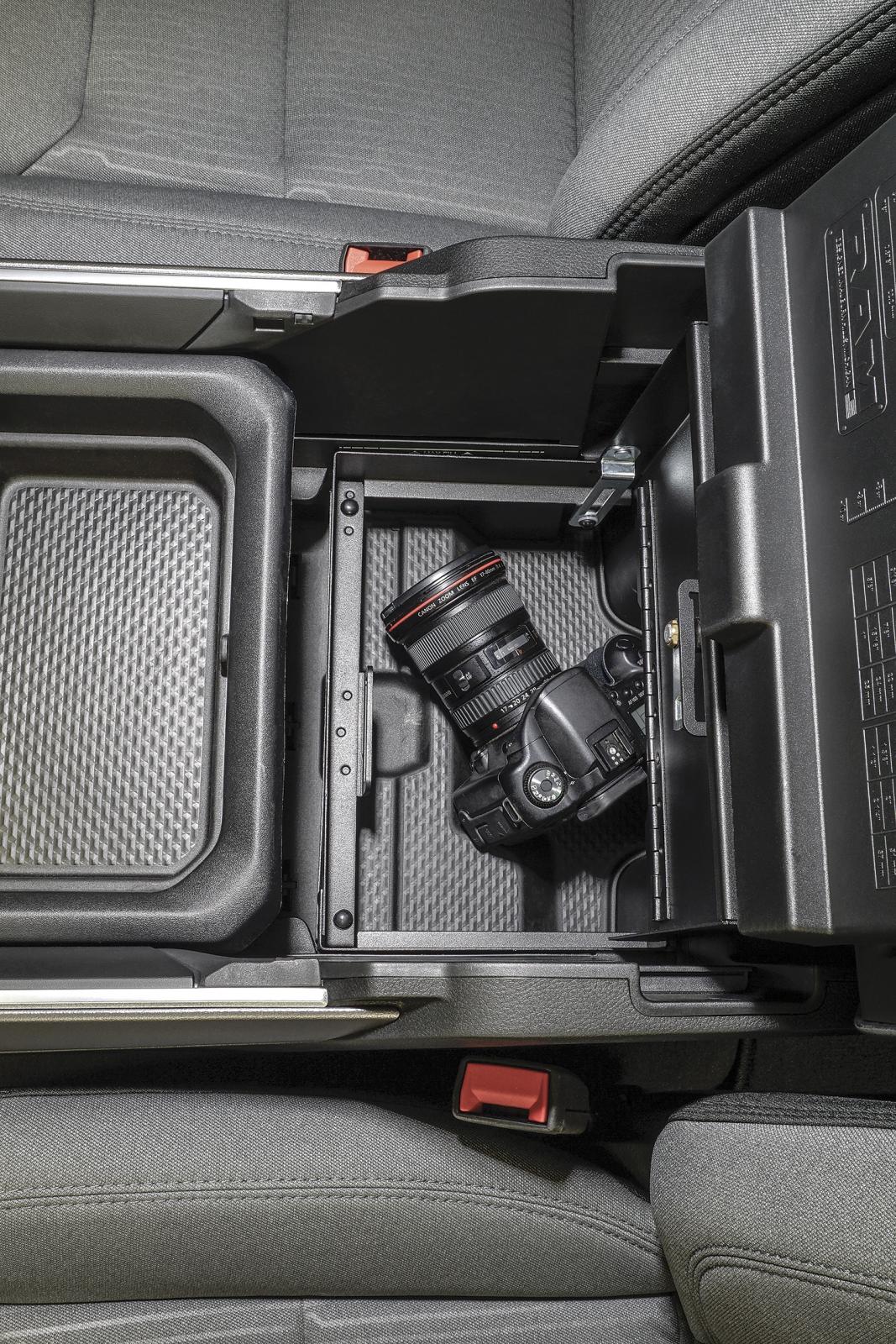 Console Safe 19-23 Ram 1500/2500/3500 w/ Fixed Floor Console w/o Sliding Console Trays with Cup Holder Lids Products Tuffy Security-9