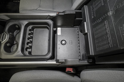 Console Safe 19-23 Ram 1500/2500/3500 w/ Fixed Floor Console w/o Sliding Console Trays with Cup Holder Lids Products Tuffy Security-12