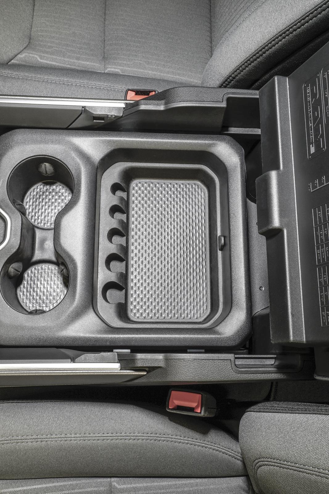 Console Safe 19-23 Ram 1500/2500/3500 w/ Fixed Floor Console w/o Sliding Console Trays with Cup Holder Lids Products Tuffy Security-5