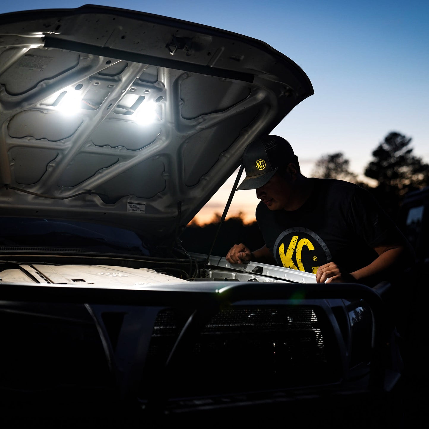 Cyclone LED Under Hood 2 Light System KC Hilites-2