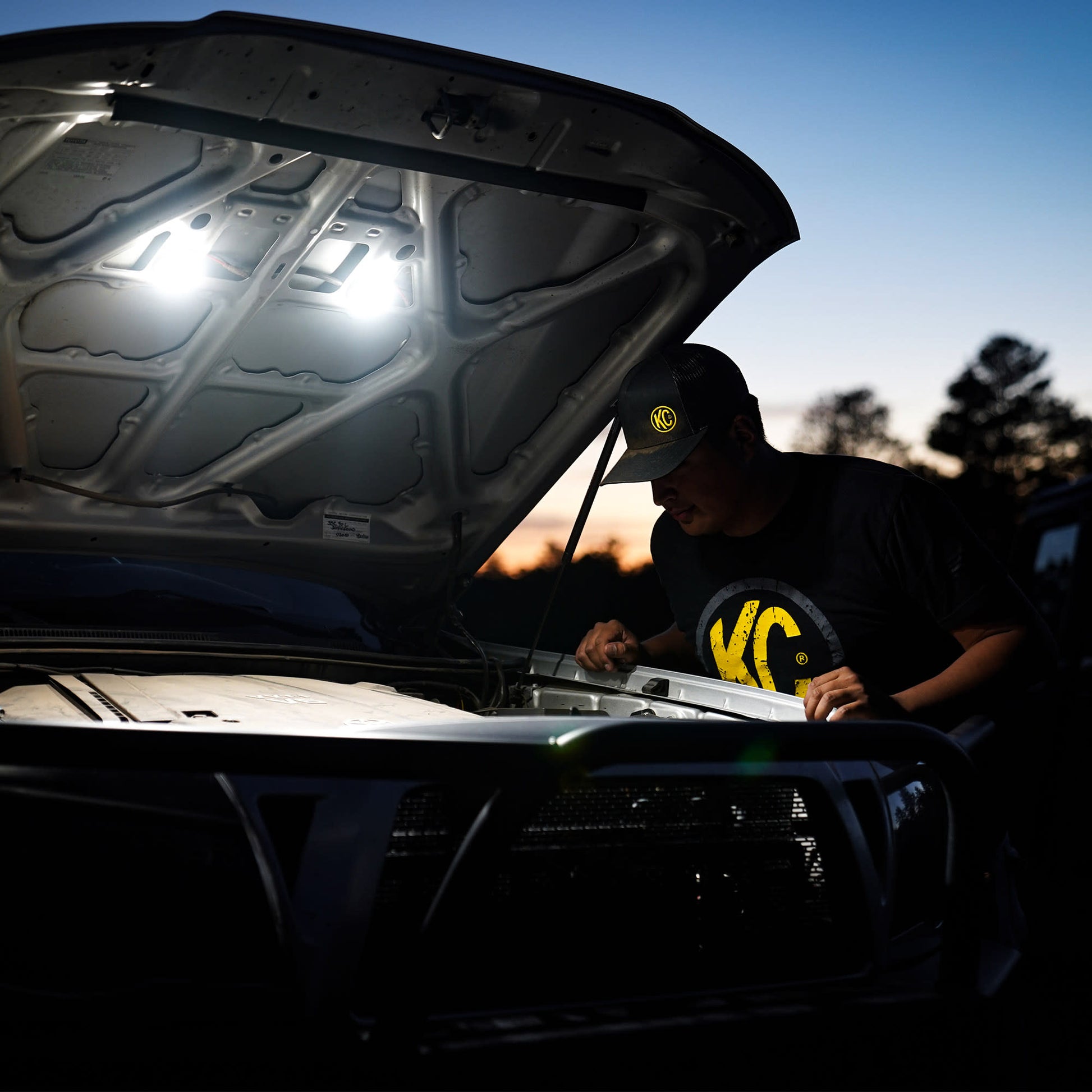 Cyclone LED Under Hood 2 Light System KC Hilites-2