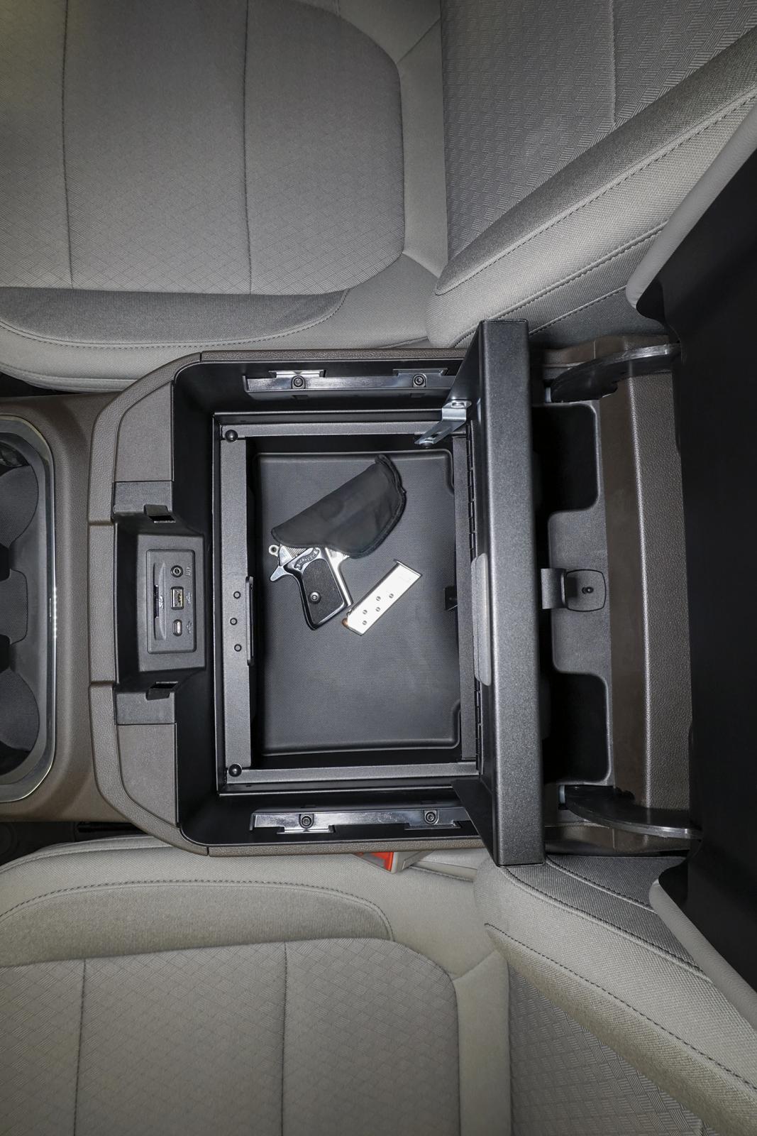 Console Safe Chevy/GMC Silverado/Sierra w/o Wireless Charging Pad 2019-2025 | Standard Key Products Tuffy Security-17