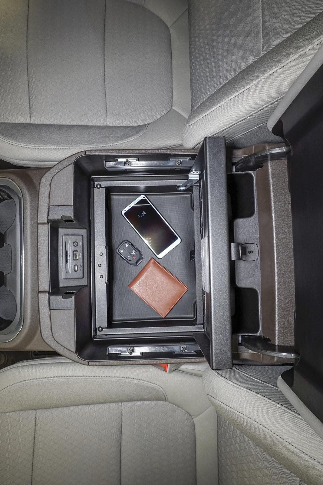 Console Safe Chevy/GMC Silverado/Sierra w/o Wireless Charging Pad 2019-2025 | Standard Key Products Tuffy Security-18