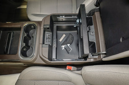 Console Safe Chevy/GMC Silverado/Sierra w/o Wireless Charging Pad 2019-2025 | Standard Key Products Tuffy Security-12