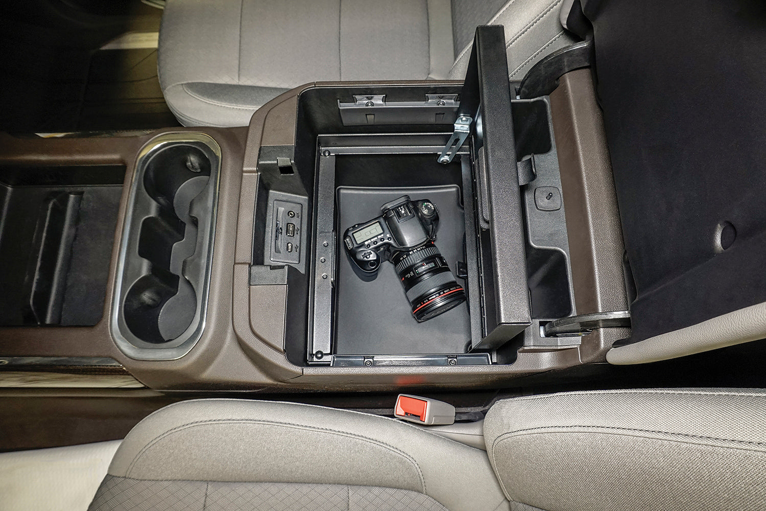 Console Safe Chevy/GMC Silverado/Sierra w/o Wireless Charging Pad 2019-2025 | Standard Key Products Tuffy Security-13