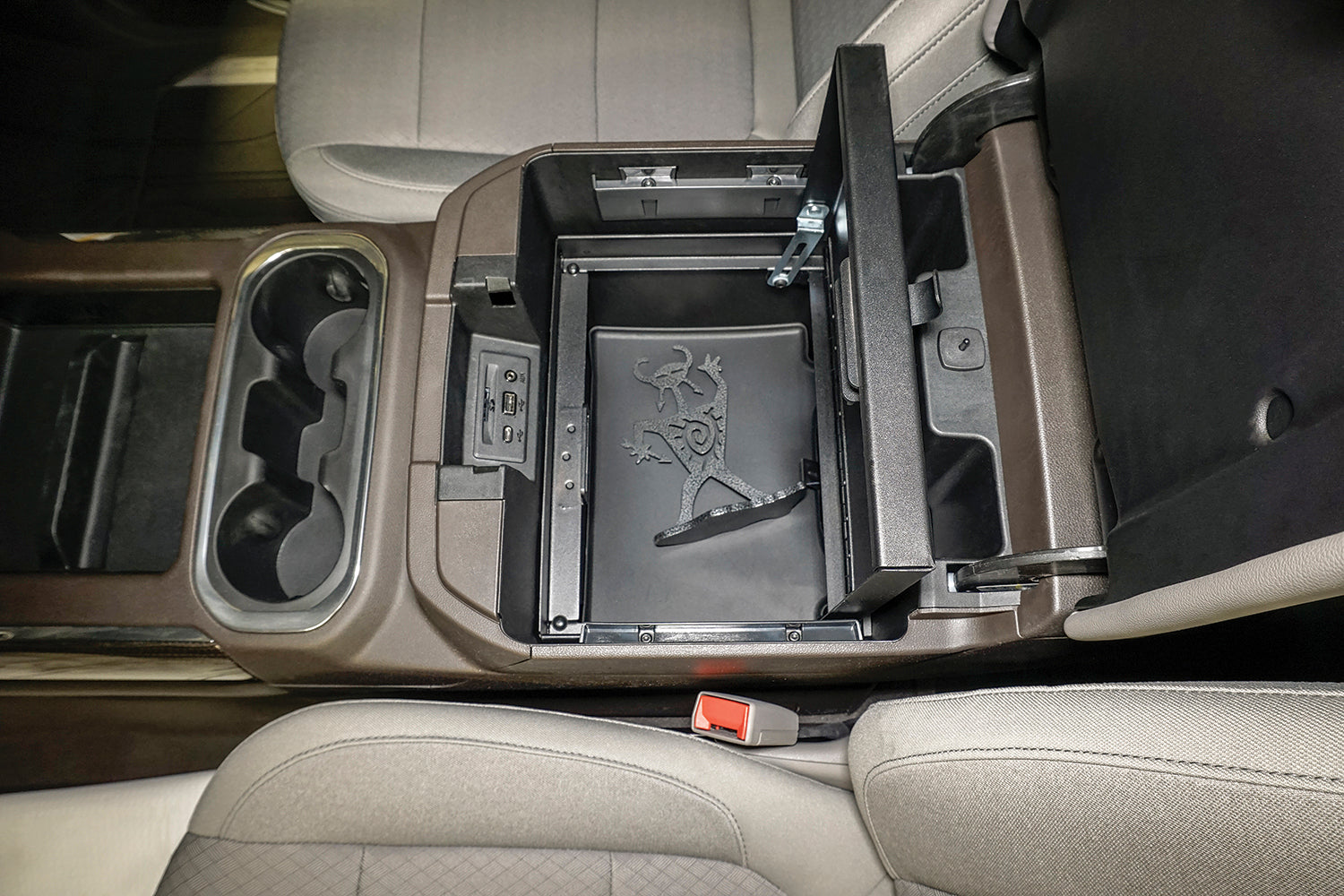 Console Safe Chevy/GMC Silverado/Sierra w/o Wireless Charging Pad 2019-2025 | Standard Key Products Tuffy Security-14