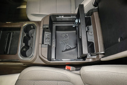 Console Safe Chevy/GMC Silverado/Sierra w/o Wireless Charging Pad 2019-2025 | Standard Key Products Tuffy Security-14