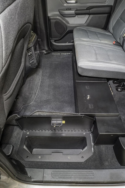 In-Floor Locking Cargo Lid 19-23 1500 Crew Cab {Exc. Classic} Black Products Tuffy Security-14
