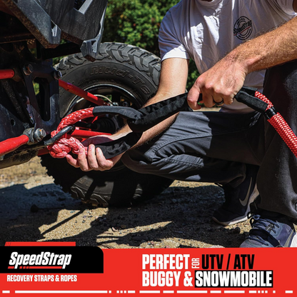 5/8 Inch Lil Mama Kinetic Recovery Rope - 30 Foot PRP Seats-6