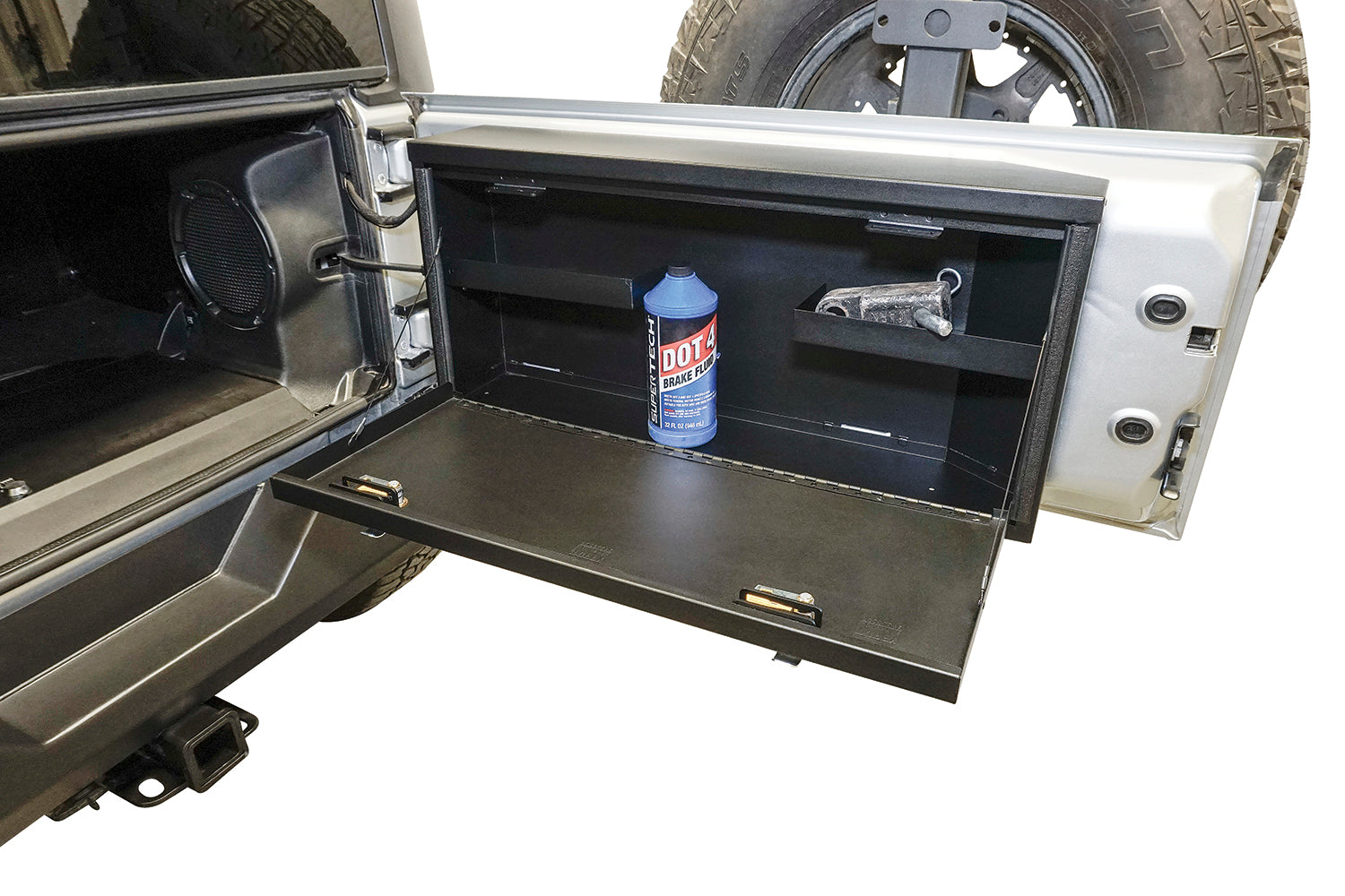 Tailgate Lockbox - 07-18 Wrangker JK Standard Panel Black Products Tuffy Security-8