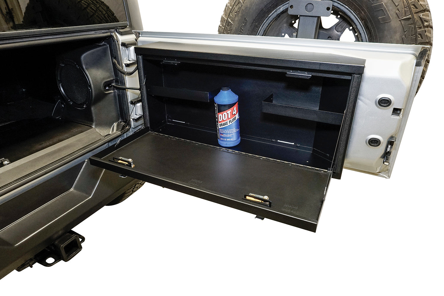 Tailgate Lockbox - 07-18 Wrangker JK Standard Panel Black Products Tuffy Security-7
