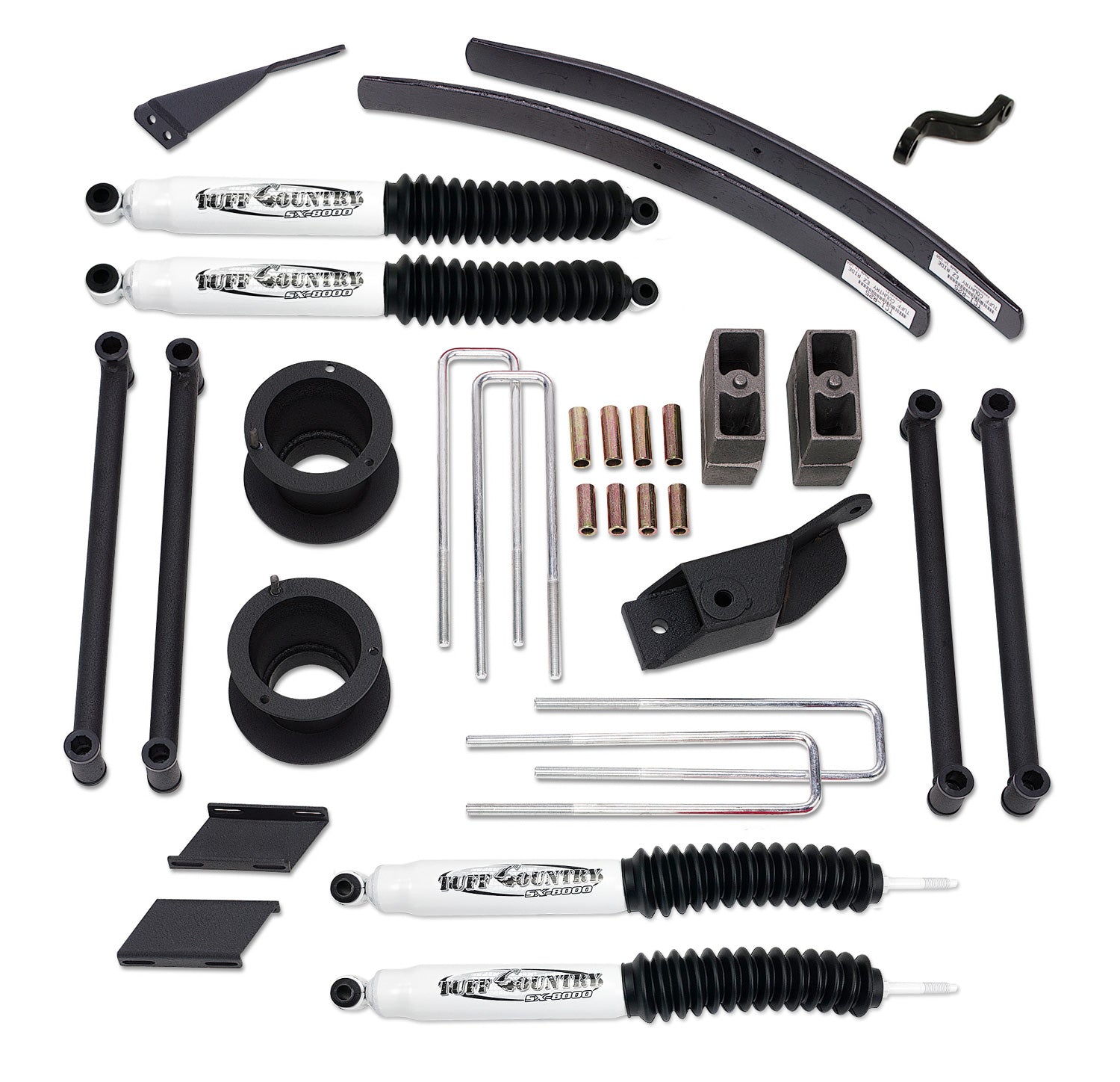 4.5 Inch Lift Kit 00-02 Dodge Ram 2500/3500 Fits Models with Factory Overloads Tuff Country