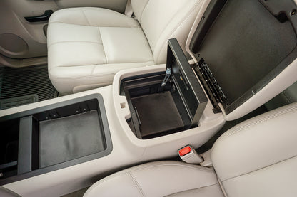 Console Safe - 07-13 Silverado/Sierra 1500 / 07-14 2500HD/3500HD/Suburban/Tahoe/Yukon/Yukon XL w/ Flow-Thru Console Black Products Tuffy Security-9