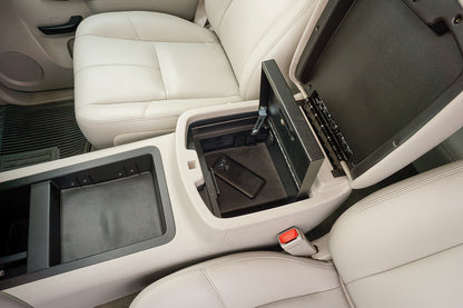 Console Safe - 07-13 Silverado/Sierra 1500 / 07-14 2500HD/3500HD/Suburban/Tahoe/Yukon/Yukon XL w/ Flow-Thru Console Black Products Tuffy Security-10