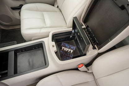 Console Safe - 07-13 Silverado/Sierra 1500 / 07-14 2500HD/3500HD/Suburban/Tahoe/Yukon/Yukon XL w/ Flow-Thru Console Black Products Tuffy Security-12