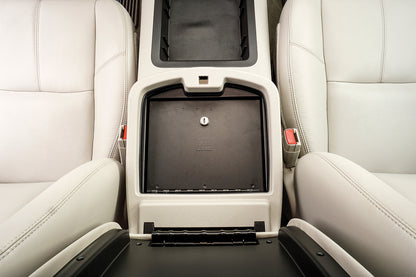 Console Safe - 07-13 Silverado/Sierra 1500 / 07-14 2500HD/3500HD/Suburban/Tahoe/Yukon/Yukon XL w/ Flow-Thru Console Black Products Tuffy Security-15