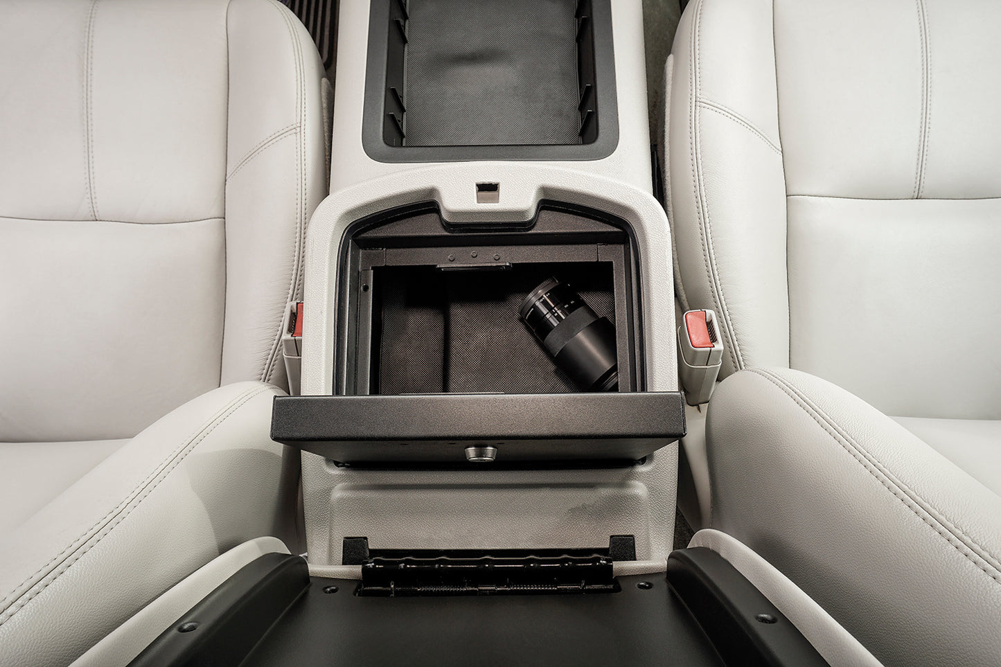 Console Safe - 07-13 Silverado/Sierra 1500 / 07-14 2500HD/3500HD/Suburban/Tahoe/Yukon/Yukon XL w/ Flow-Thru Console Black Products Tuffy Security-18