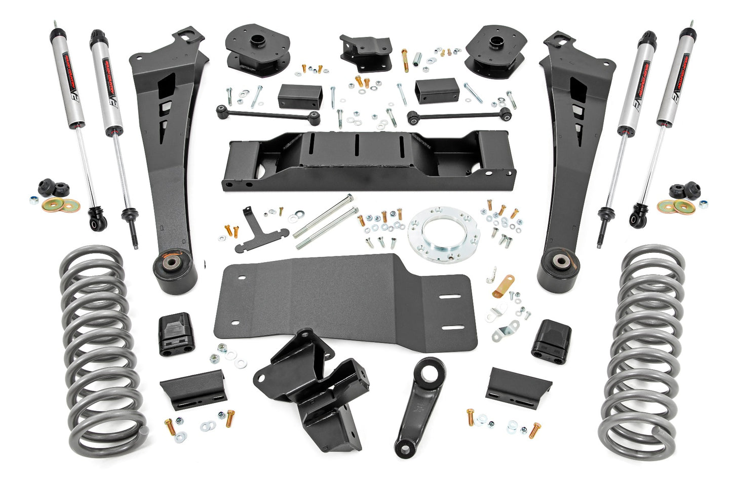 Rough Country 5 Inch Lift Kit Non-AISIN V2 19-Up Ram 2500 4WD Rough Country