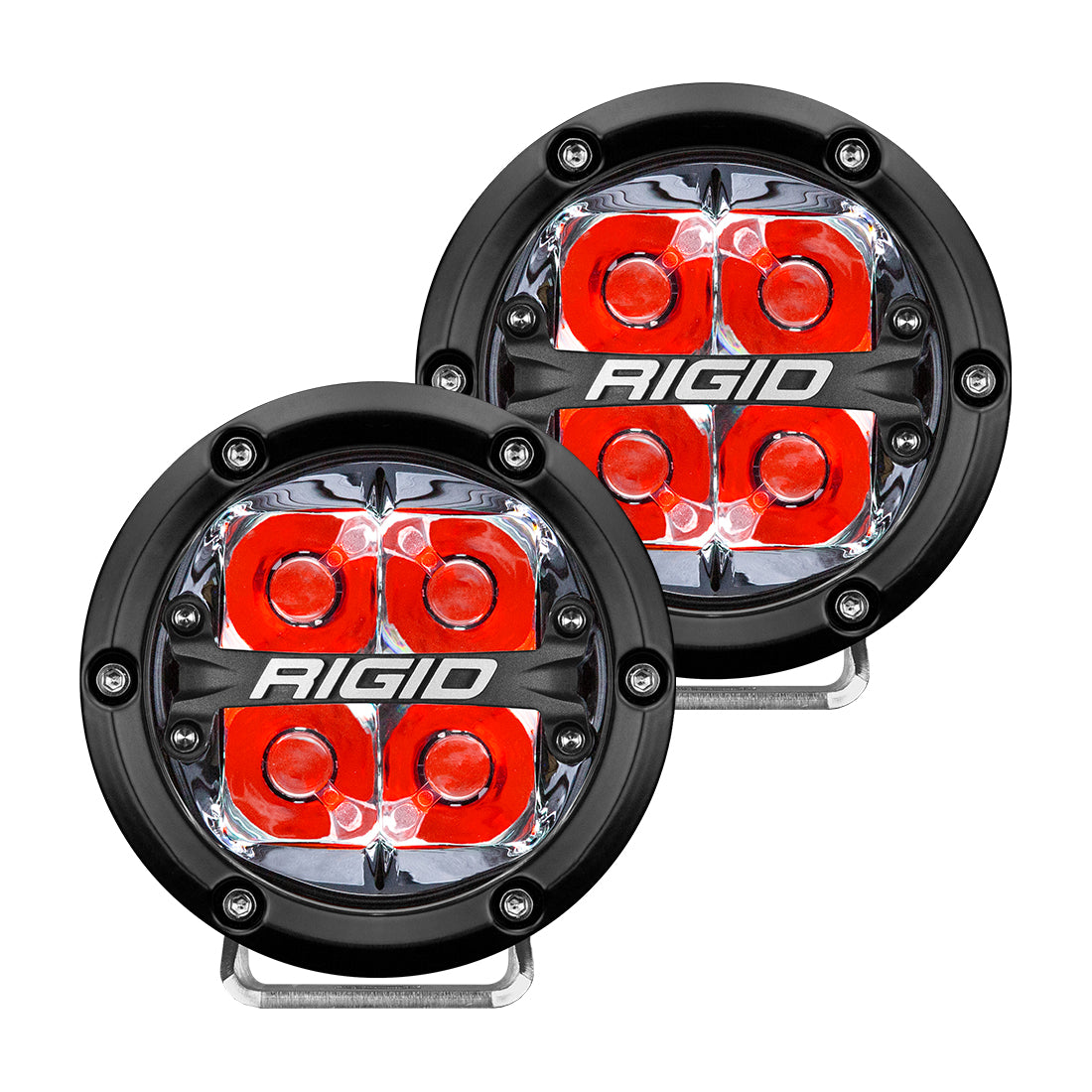 360-Series 4 Inch Led Off-Road Spot Beam Pair Rigid Industries-3