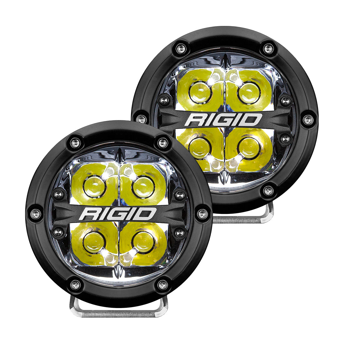 360-Series 4 Inch Led Off-Road Spot Beam Pair Rigid Industries-2