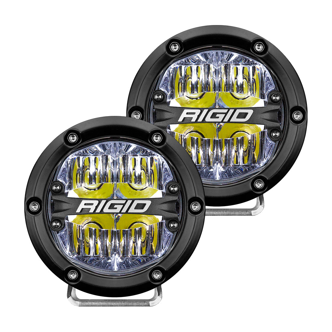 Rigid Industries 360-Series 4 Inch Led Off-Road Drive Beam Backlight Pair RIGID Industries