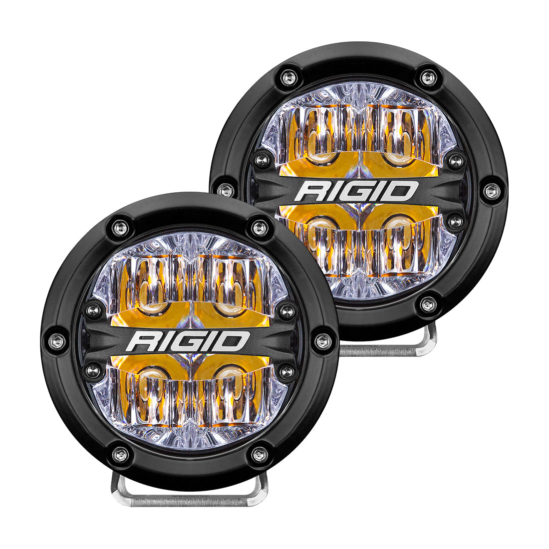 Rigid Industries 360-Series 4 Inch Led Off-Road Drive Beam Backlight Pair RIGID Industries