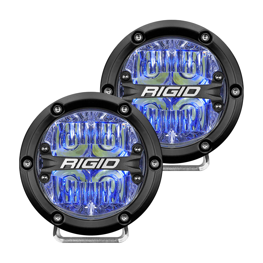 Rigid Industries 360-Series 4 Inch Led Off-Road Drive Beam Backlight Pair RIGID Industries