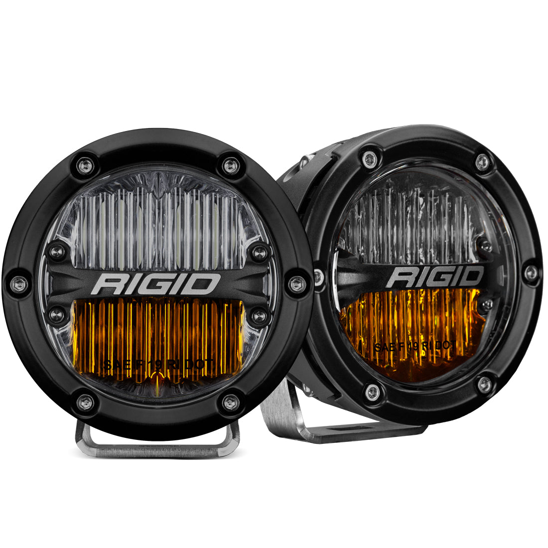 360-Series SAE Fog Yellow/White Pair Rigid Industries-2