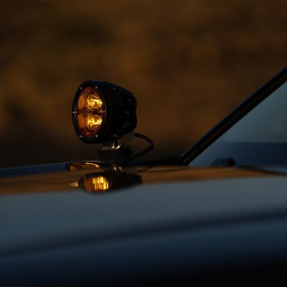360-Series 4 Inch Spot with Amber PRO Lens Pair Rigid Industries-3