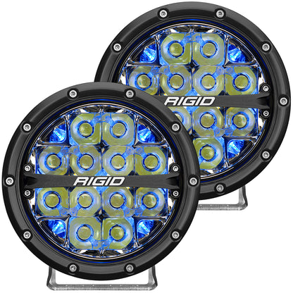 360-Series 6 Inch Led Off-Road Spot Beam Backlight Pair Rigid Industries-1