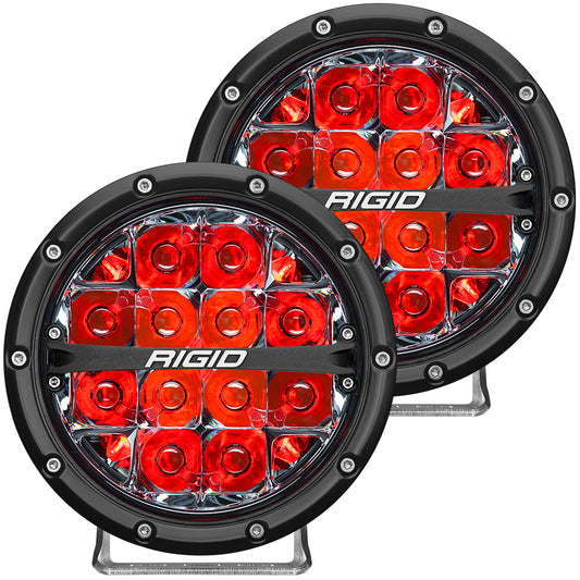 Rigid Industries 360-Series 6 Inch Led Off-Road Spot Beam Backlight Pair RIGID Industries