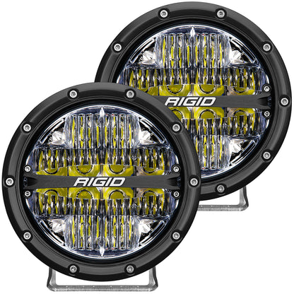 360-Series 6 Inch Led Off-Road Drive Beam Backlight Pair Rigid Industries-3
