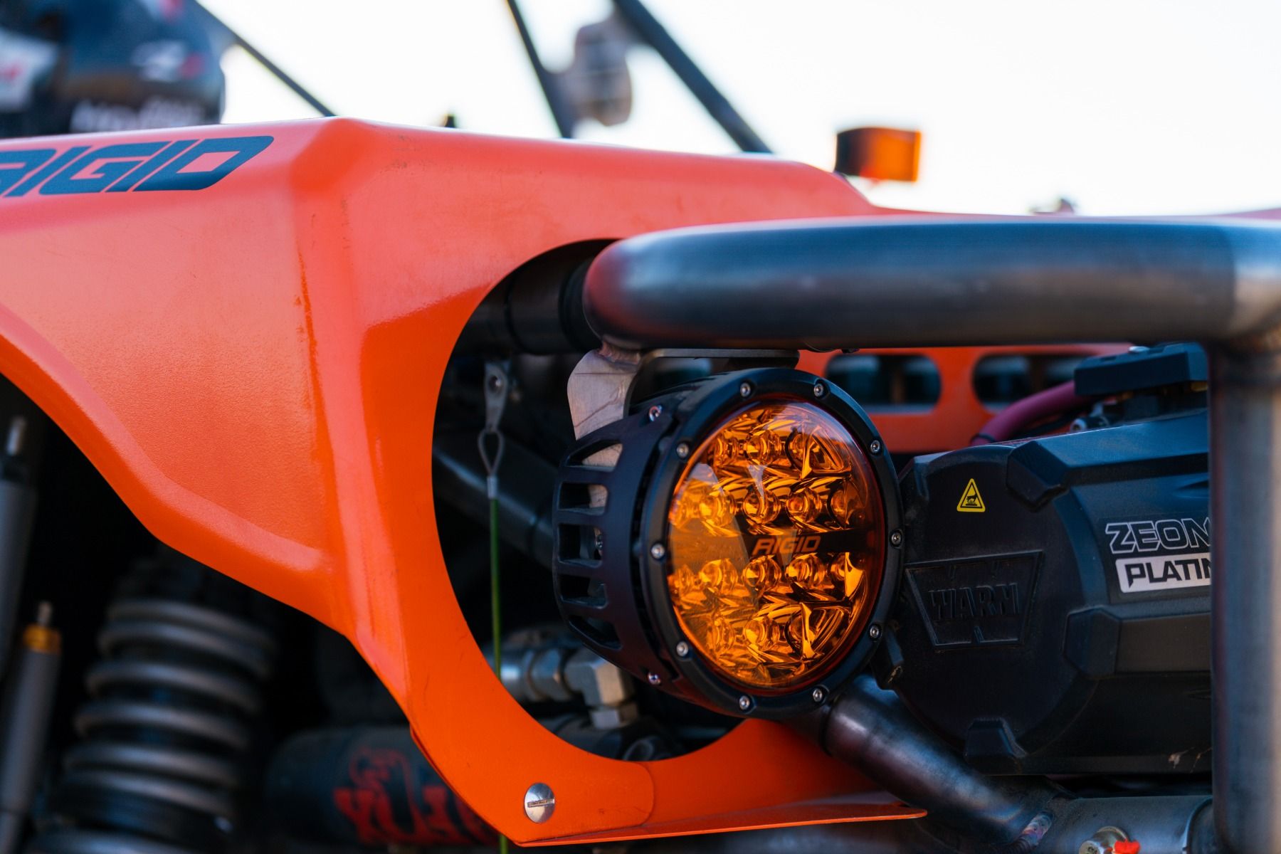 360-Series 6 Inch Spot with Amber PRO Lens Pair Rigid Industries-2