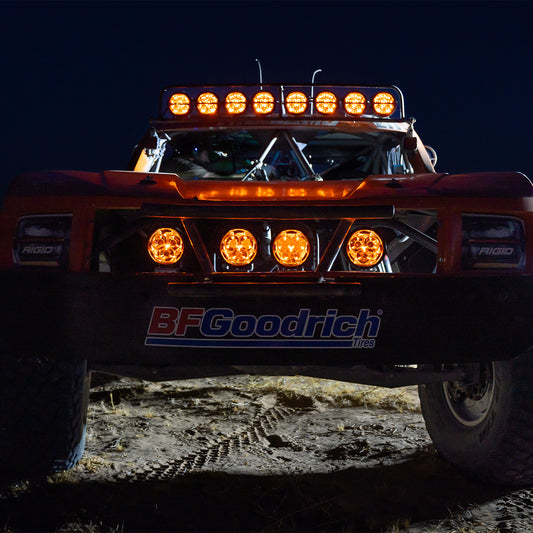 Rigid Industries 6 Inch 360-Series Laser with Precision Spot Optics and Amber Backlight RIGID Industries