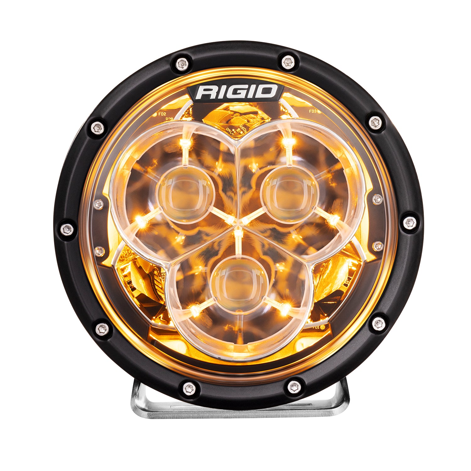 6 Inch 360-Series Laser with Precision Spot Optics and Amber Backlight Rigid Industries-3