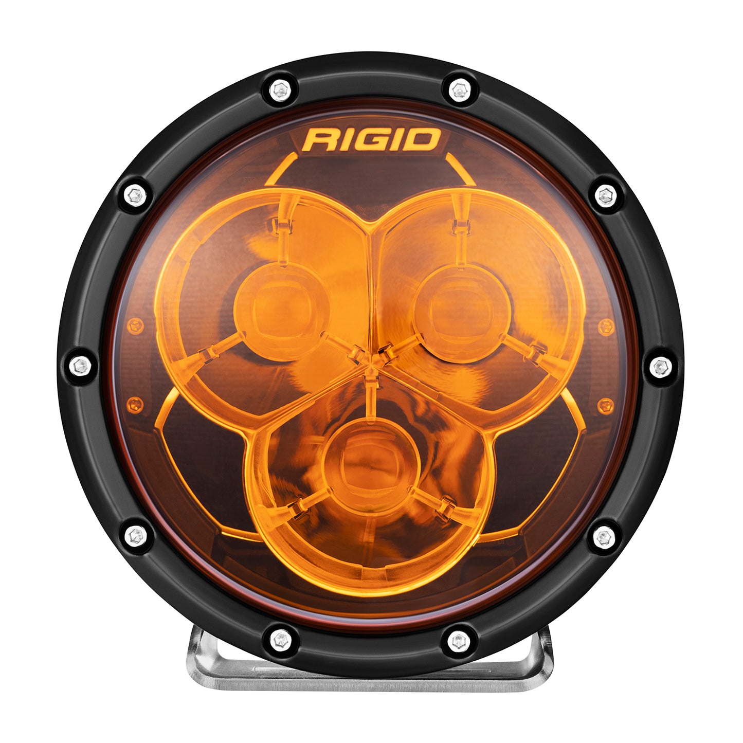 6 Inch 360-Series Laser Amber PRO with Precision Spot Optics and Amber Backlight Rigid Industries-2
