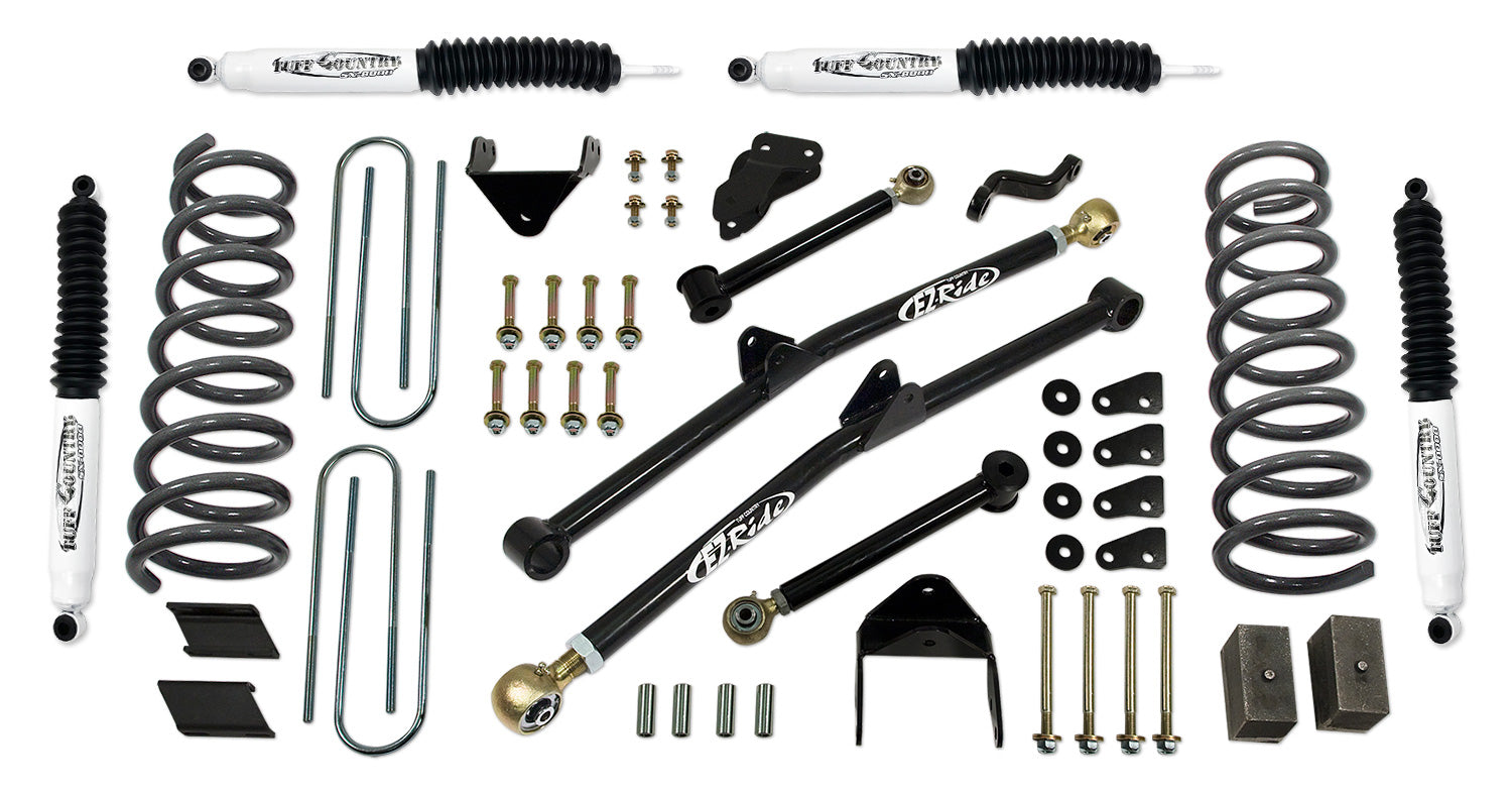 6 Inch Long Arm Lift Kit 09-13 Dodge Ram 2500 09-12 Dodge Ram 3500 with Coil Springs Tuff Country