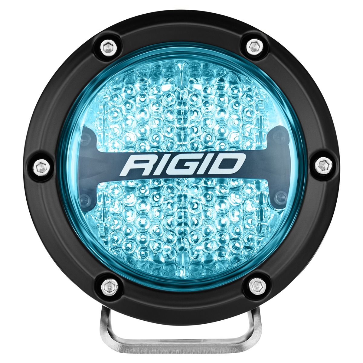 Rigid Industries 360-Series 4 Inch Off-Road Lamp Diffused Beam RGBW Backlight Set of 2 Rigid Industries
