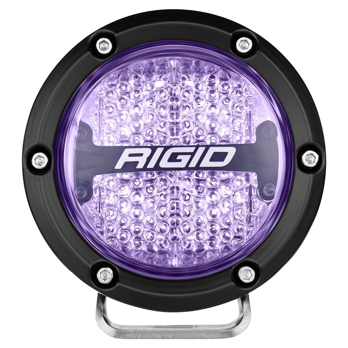 Rigid Industries 360-Series 4 Inch Off-Road Lamp Diffused Beam RGBW Backlight Set of 2 Rigid Industries