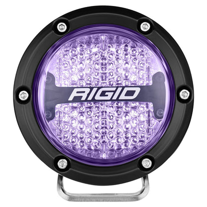 360-Series 4 Inch Off-Road Lamp Diffused Beam RGBW Backlight Set of 2 Rigid Industries-4