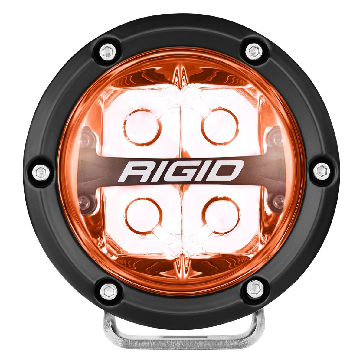 Rigid Industries 360-Series 4 Inch Off-Road Lamp Spot Beam RGBW Backlight Set of 2 Rigid Industries