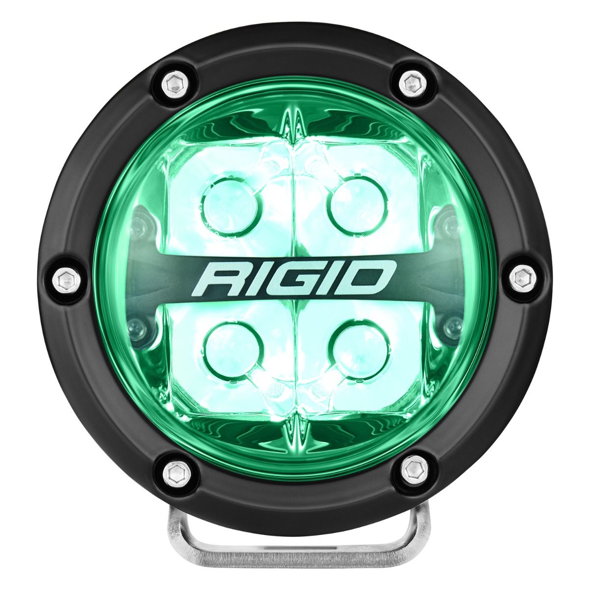 Rigid Industries 360-Series 4 Inch Off-Road Lamp Spot Beam RGBW Backlight Set of 2 Rigid Industries
