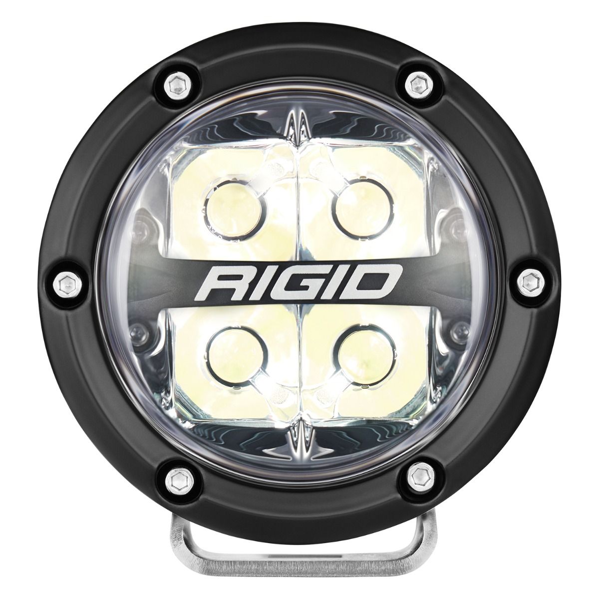 Rigid Industries 360-Series 4 Inch Off-Road Lamp Spot Beam RGBW Backlight Set of 2 Rigid Industries