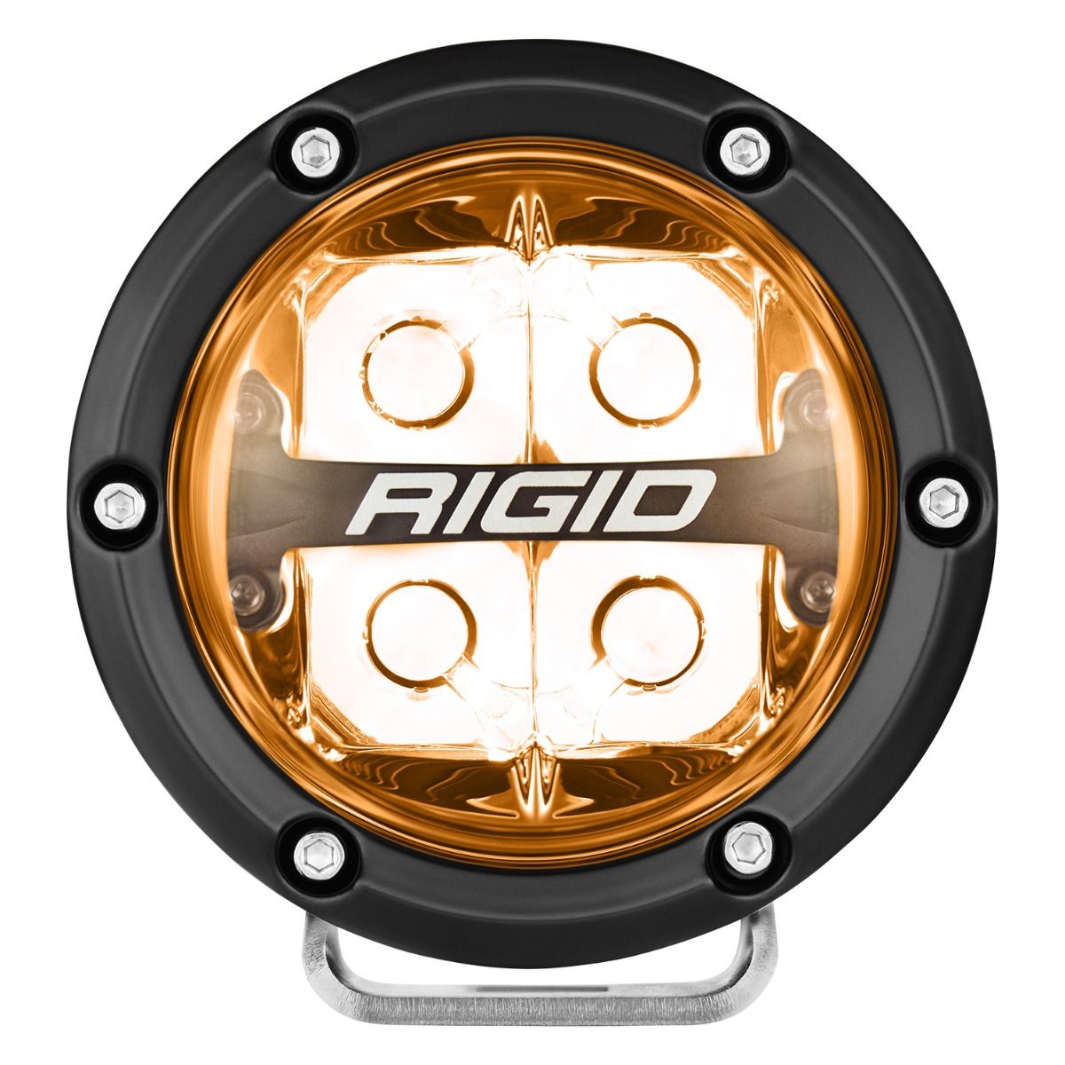 Rigid Industries 360-Series 4 Inch Off-Road Lamp Spot Beam RGBW Backlight Set of 2 Rigid Industries