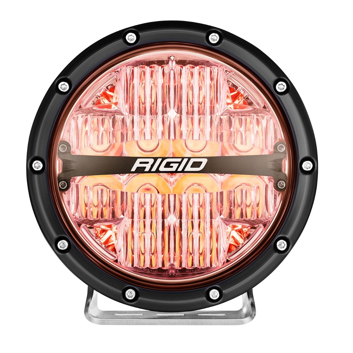 Rigid Industries 360-Series 6 Inch Off-Road Lamp Drive Beam RGBW Backlight Set of 2 Rigid Industries