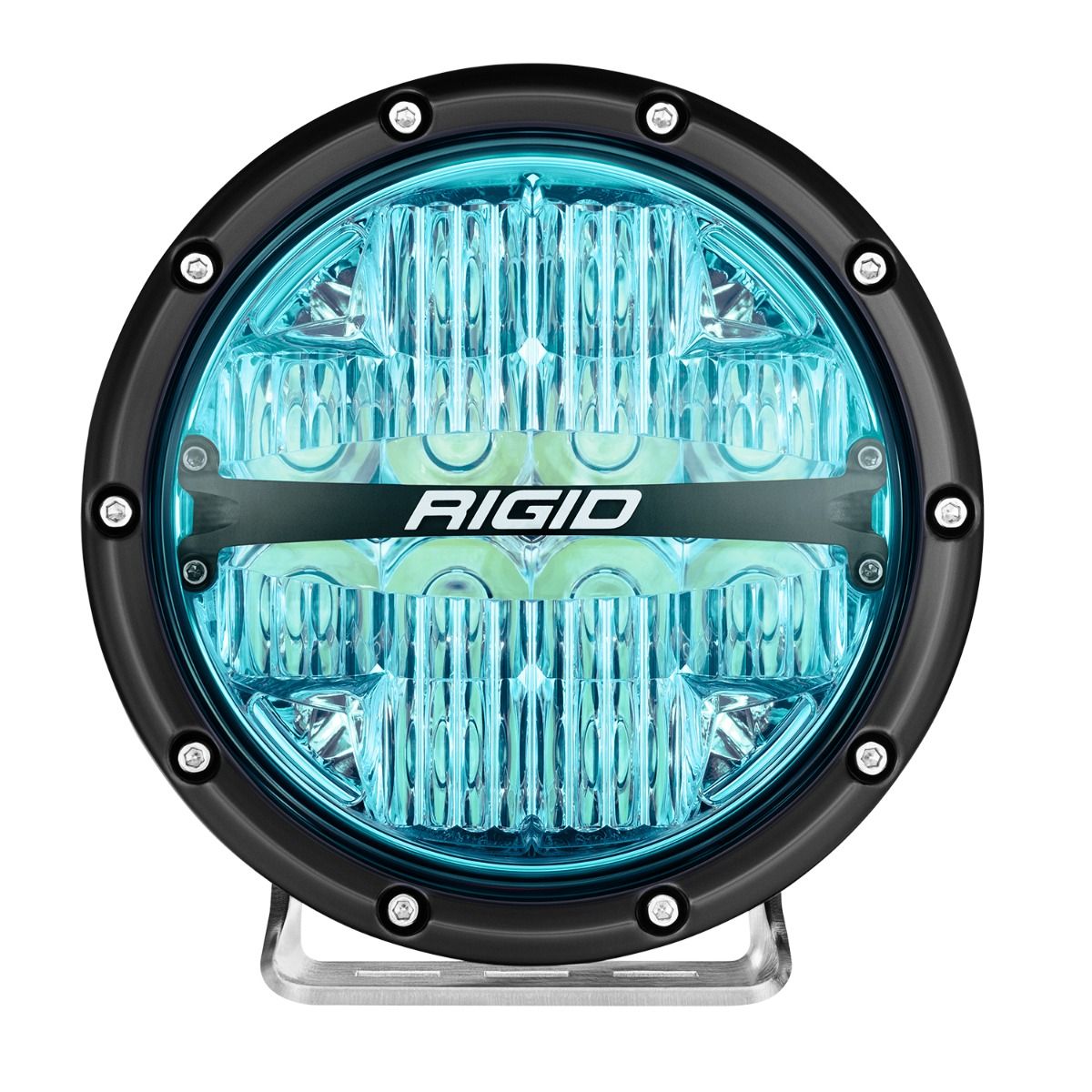 Rigid Industries 360-Series 6 Inch Off-Road Lamp Drive Beam RGBW Backlight Set of 2 Rigid Industries