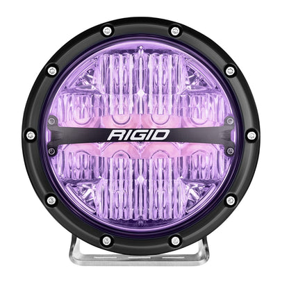 360-Series 6 Inch Off-Road Lamp Drive Beam RGBW Backlight Set of 2 Rigid Industries-4