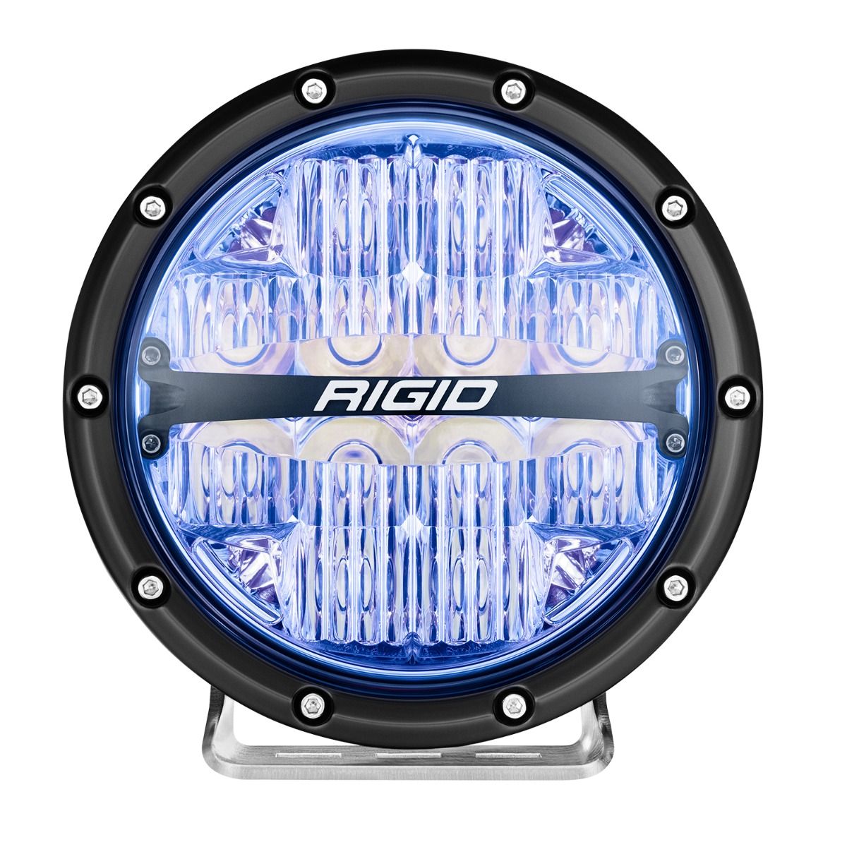 Rigid Industries 360-Series 6 Inch Off-Road Lamp Drive Beam RGBW Backlight Set of 2 Rigid Industries