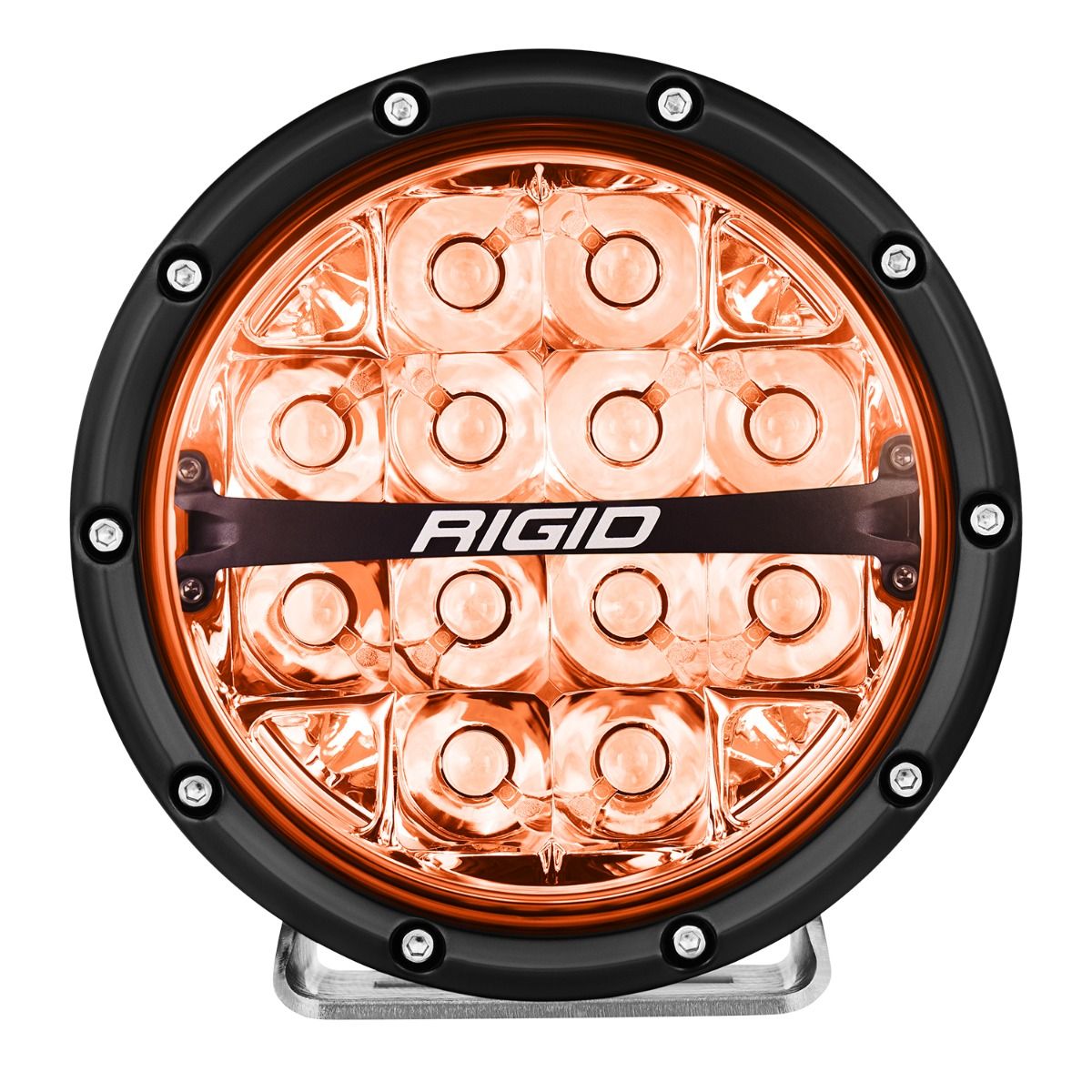 Rigid Industries 360-Series 6 Inch Off-Road Lamp Spot Beam RGBW Backlight Set of 2 Rigid Industries
